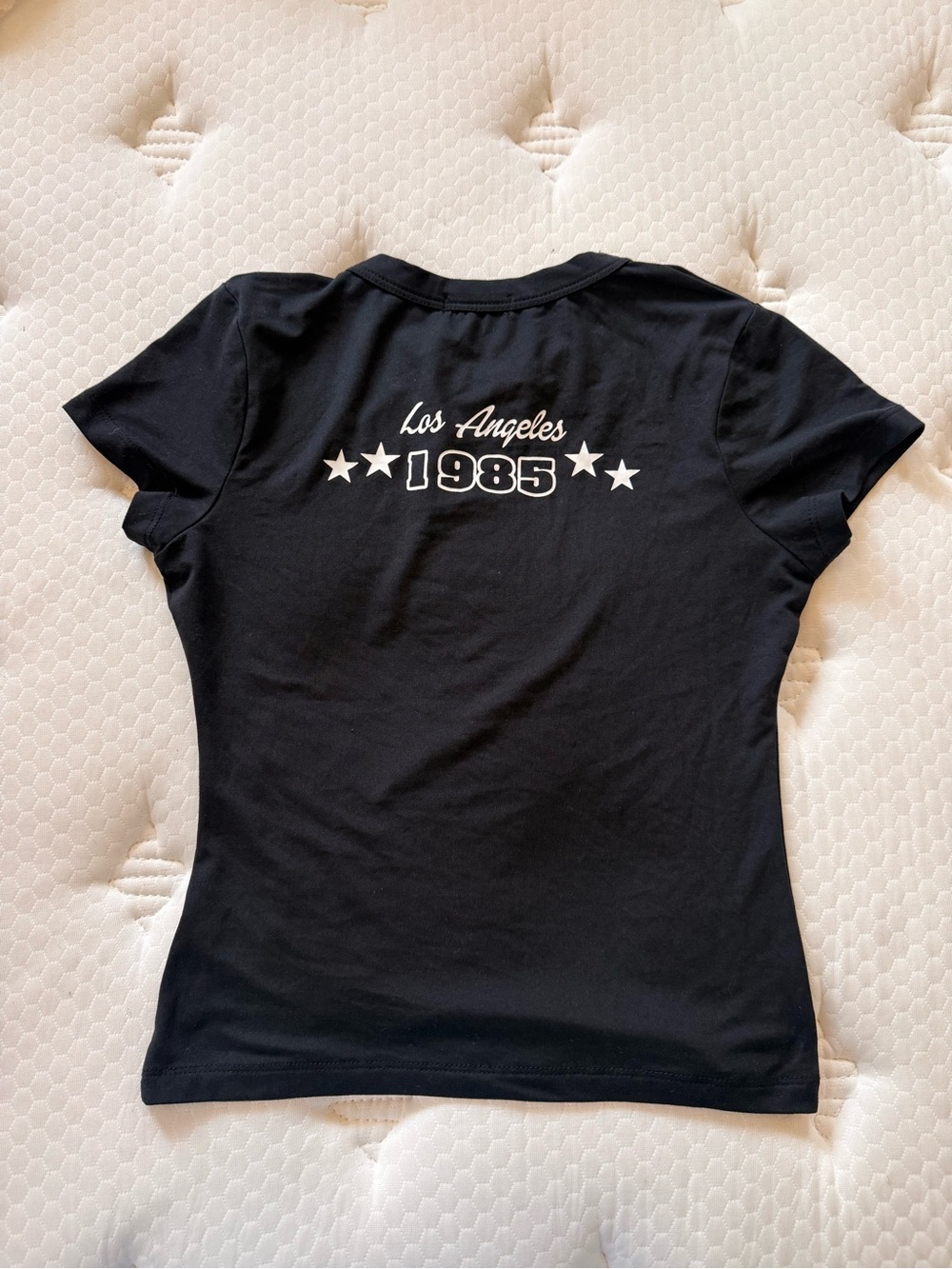 88. Black 'California 1985' Graphic Tee - Picture 3 of 5